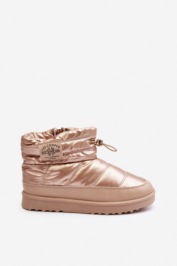 Nööpidega lumesaapad Lee Cooper beeži värvi