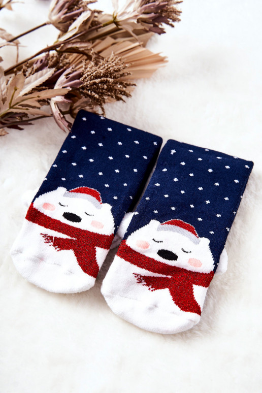 Christmas Sokid  tumesinist värvi
