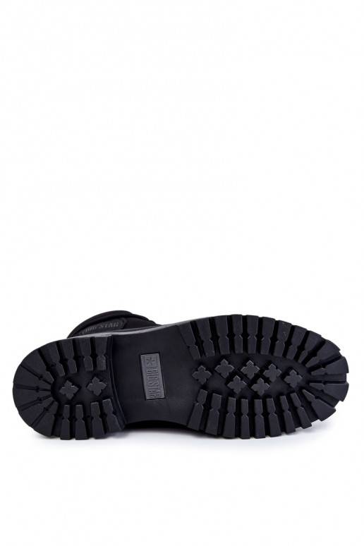 meestele Naiste poolsaapad jalanõud Memory Foam Big Star KK174206 mustad