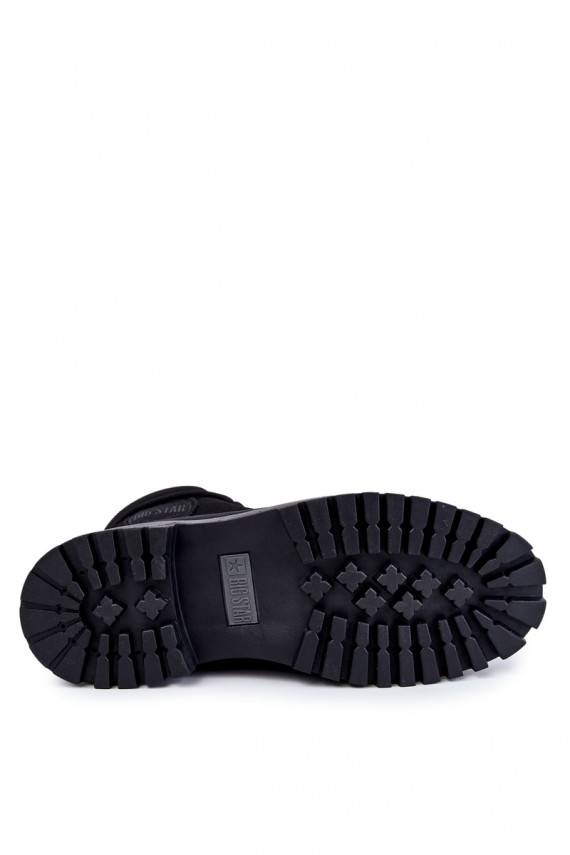 meestele Naiste poolsaapad jalanõud Memory Foam Big Star KK174206 mustad