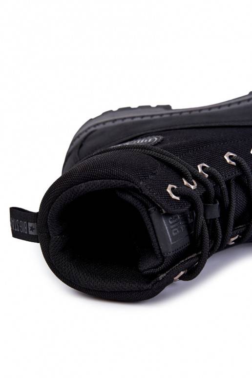 meestele Naiste poolsaapad jalanõud Memory Foam Big Star KK174206 mustad