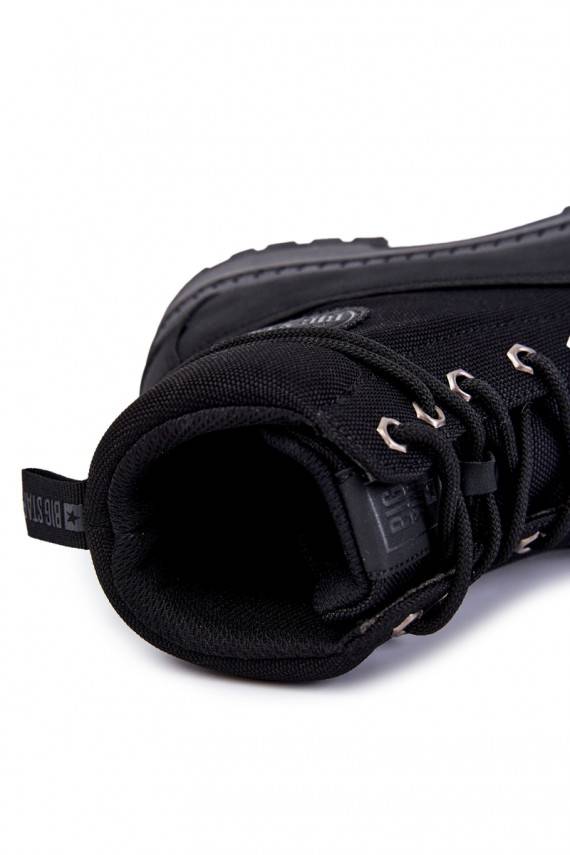 meestele Naiste poolsaapad jalanõud Memory Foam Big Star KK174206 mustad