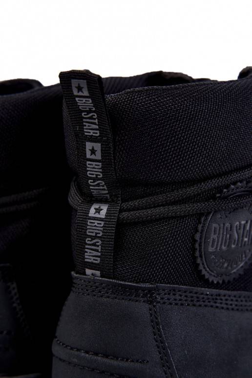 meestele Naiste poolsaapad jalanõud Memory Foam Big Star KK174206 mustad