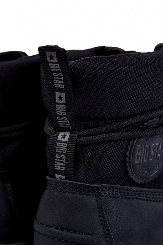 meestele Naiste poolsaapad jalanõud Memory Foam Big Star KK174206 mustad