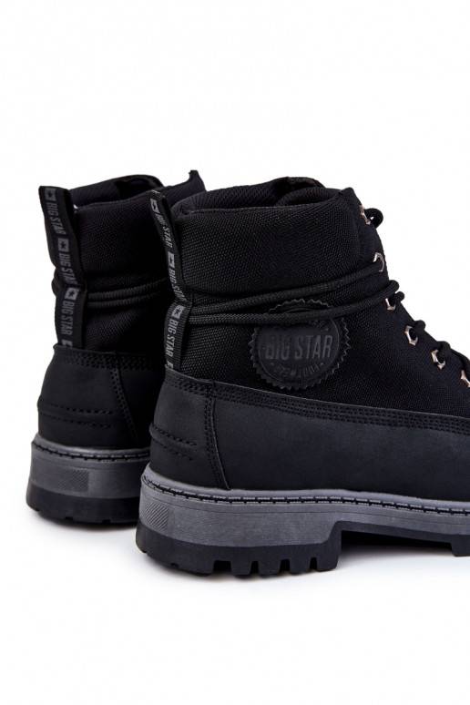 meestele Naiste poolsaapad jalanõud Memory Foam Big Star KK174206 mustad