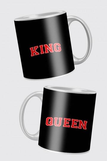 Tasside komplekt  King and Queen black 2