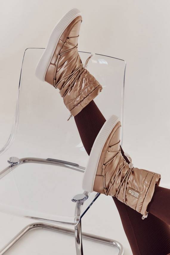   voodriga nööpidega lumesaapad Big Star KK274194 beeži värvi