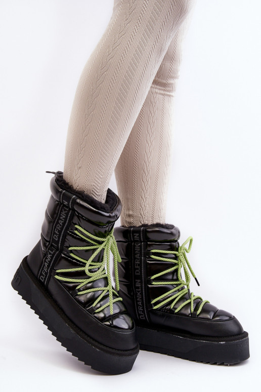 nööpidega lumesaapad     D.Franklin DFSH371007 mustad