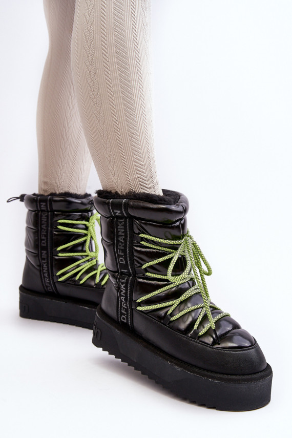 nööpidega lumesaapad     D.Franklin DFSH371007 mustad