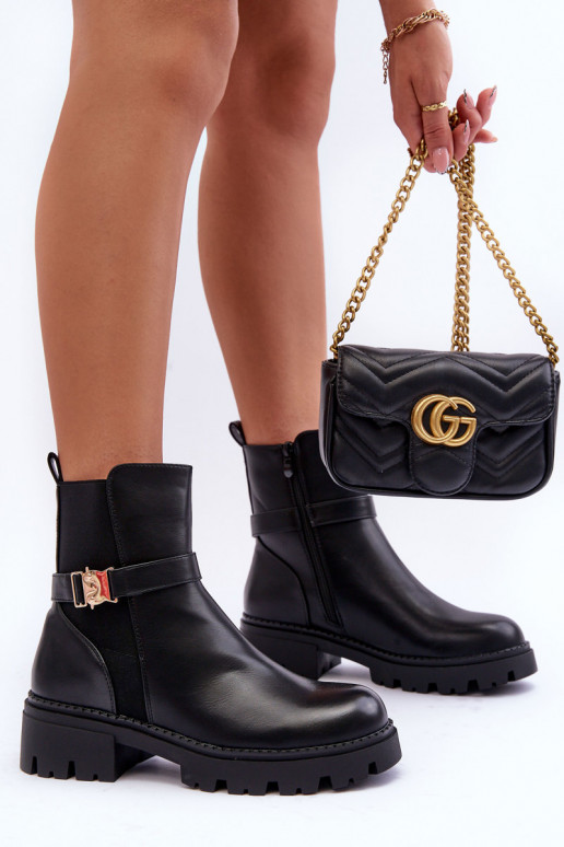   stiilsed saapad   mustad Elspetia