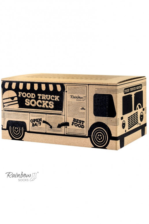 Sokid komplekt Food Truck Socks Box  3 paar