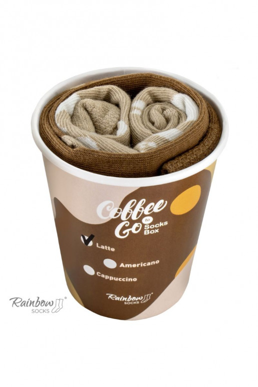 Vikerkaare sokid Caffe Latte 1 paar