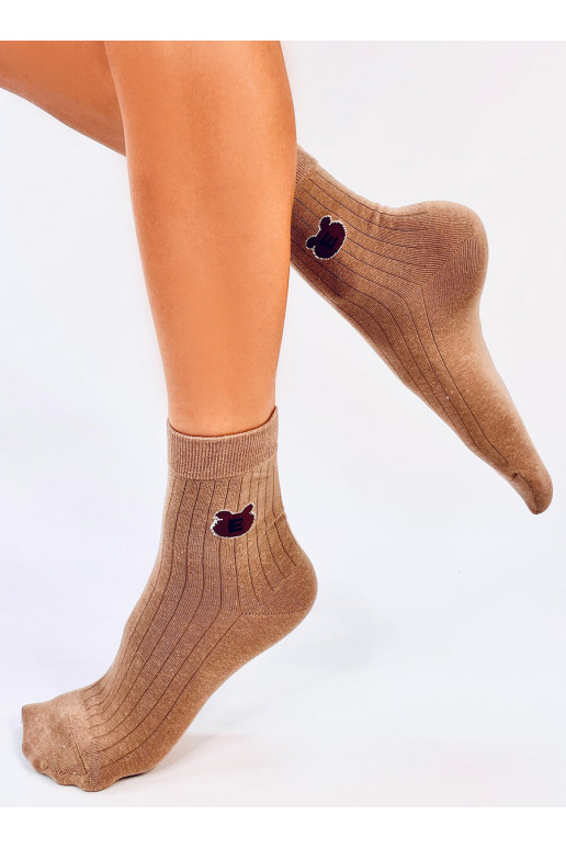 Sokid kaisukarudega MILLES Pruunid värvi