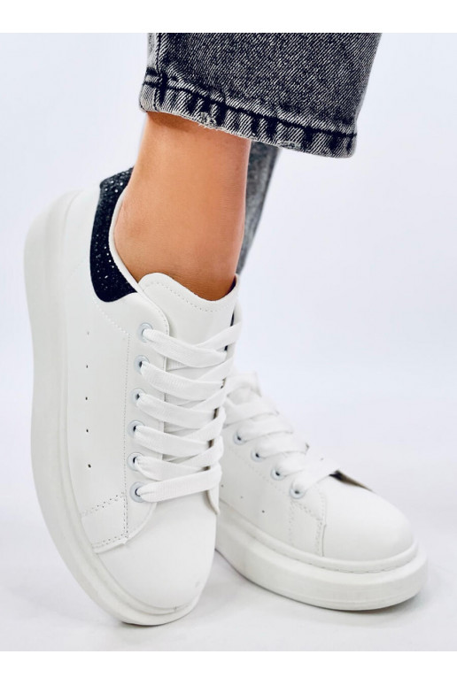 Sneakers tüüpi jalanõud platvormiga  PARKSS WHITE/BLACK