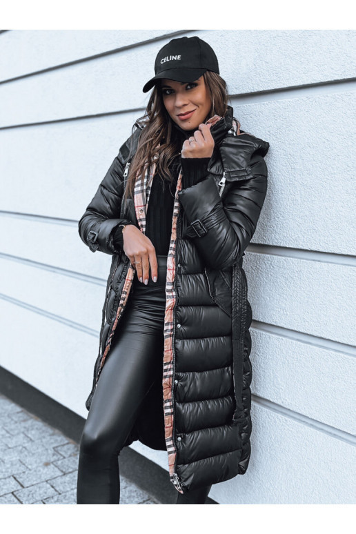 SRUCE naiste talvemantel must