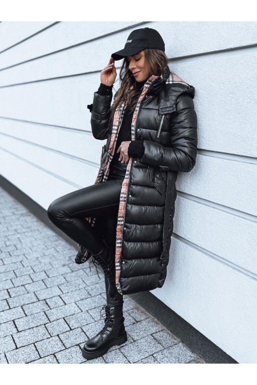 SRUCE naiste talvemantel must