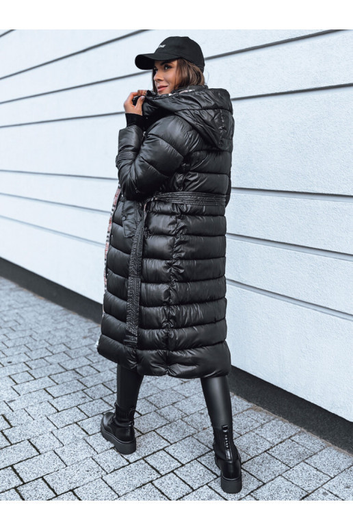 SRUCE naiste talvemantel must