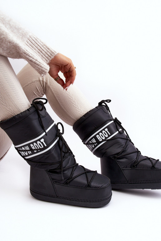    nööpidega lumesaapad mustad Venila