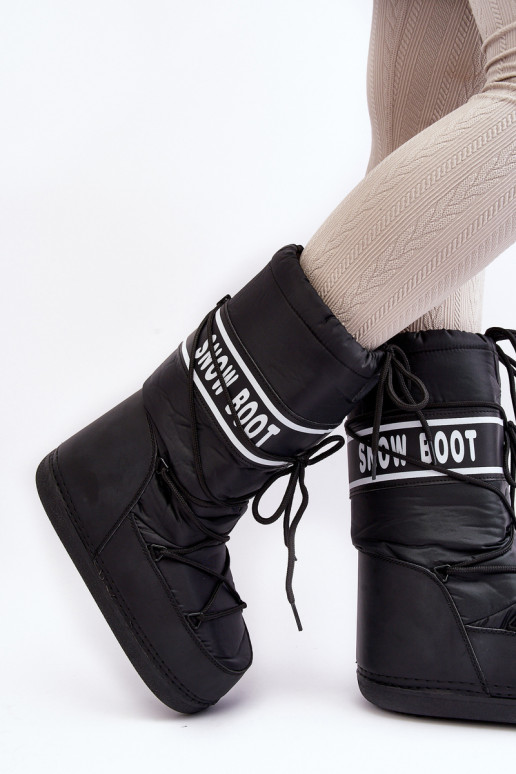    nööpidega lumesaapad mustad Venila