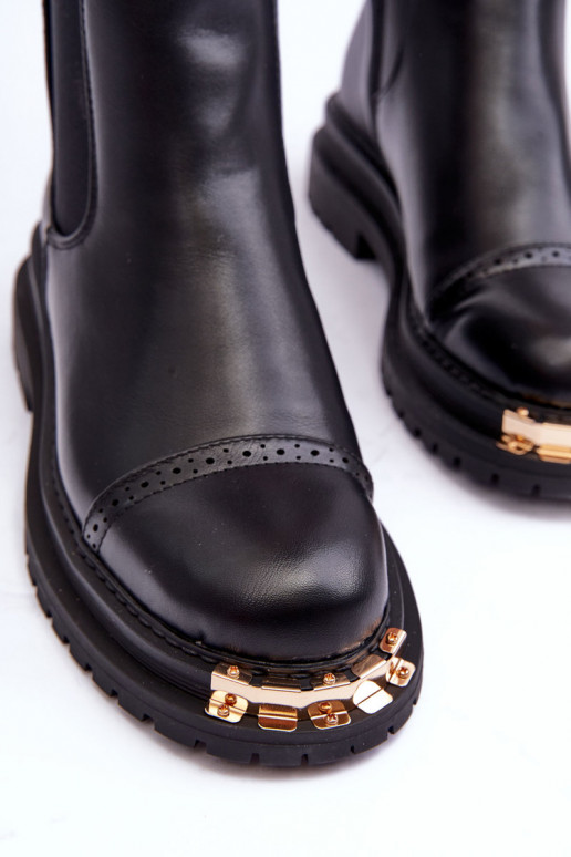 Naiste poolsaapad   mustad Nialee