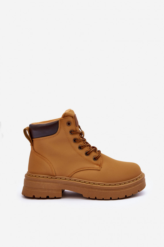   jalanõud Naiste poolsaapad voodriga pruunid värvi Corbin