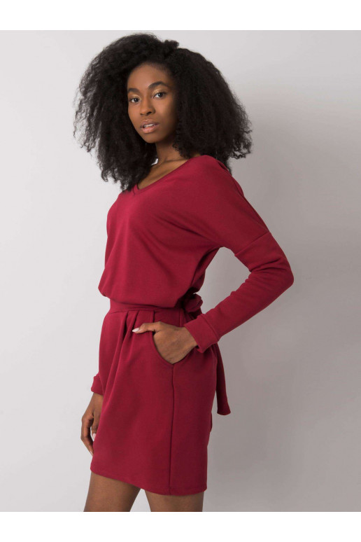 Burgundia kleit Kloe RUE PARIS