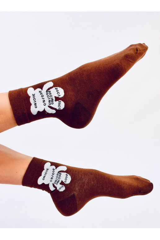 Sokid kaisukarudega SHENTI Pruunid värvi