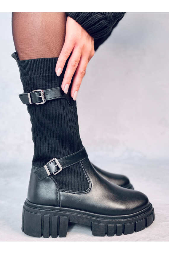 pika säärega saapad  RHEA BLACK