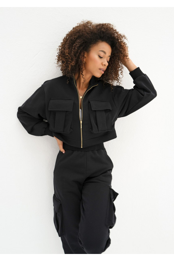 Loxy - kampsun  must värv