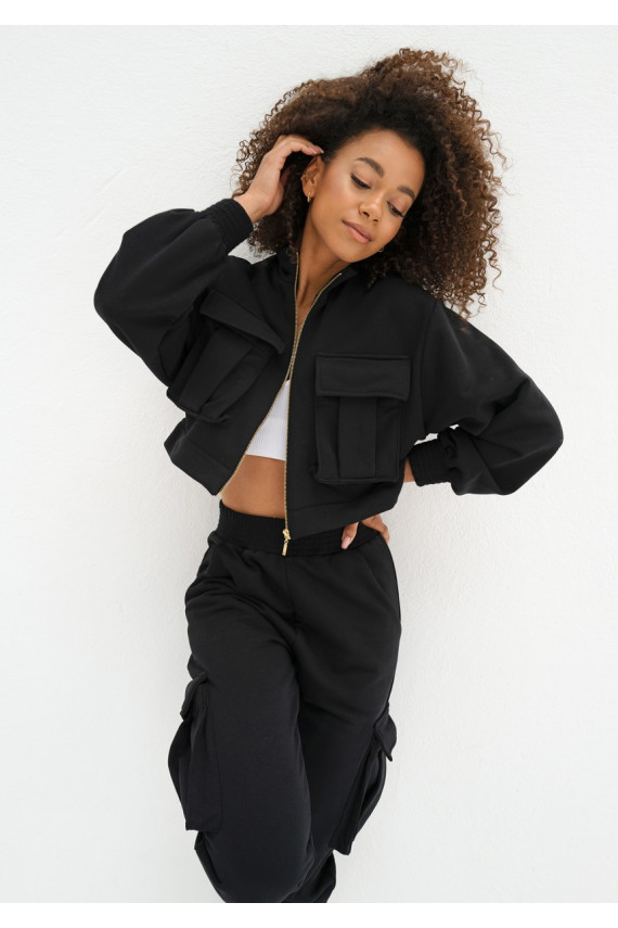 Loxy - kampsun  must värv