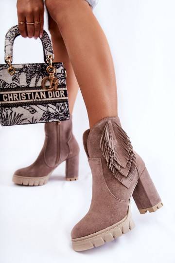 seemisnakhsed Naiste poolsaapad platvormiga  Shoes 3251  2