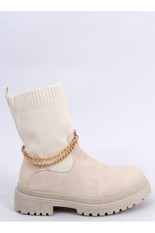 Elastse pealsega saapad JESSE BEIGE Elastse pealsega saapad JESSE BEIGE