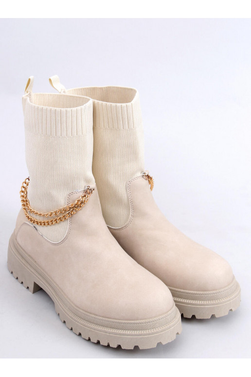 Elastse pealsega saapad JESSE BEIGE Elastse pealsega saapad JESSE BEIGE