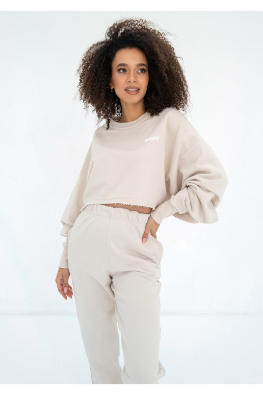 Shore Crop - Coconut crop oversize sweatshirt