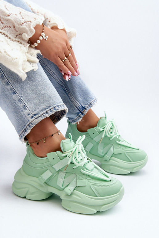 Sneakers tüüpi jalanõud    Rohelist värvi Windamella