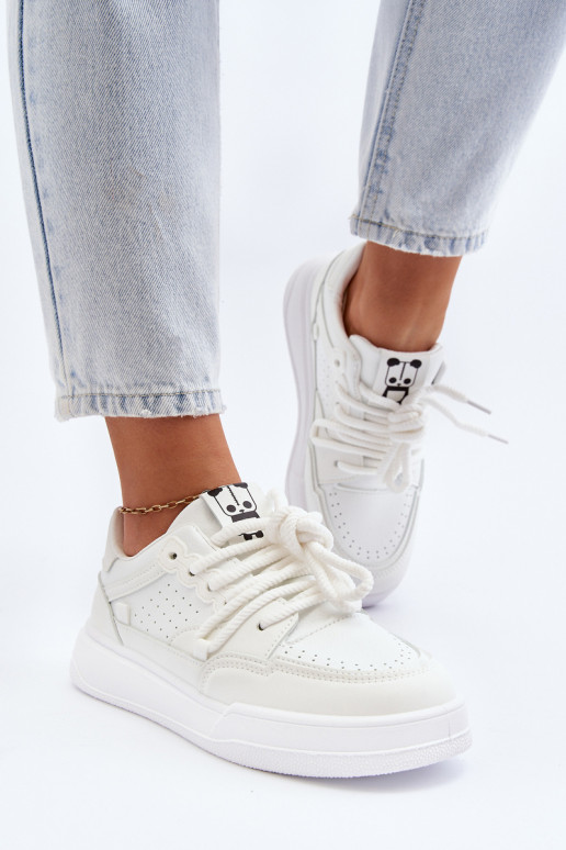   Sneakers tüüpi jalanõud Eko   valget värvi Avanalis