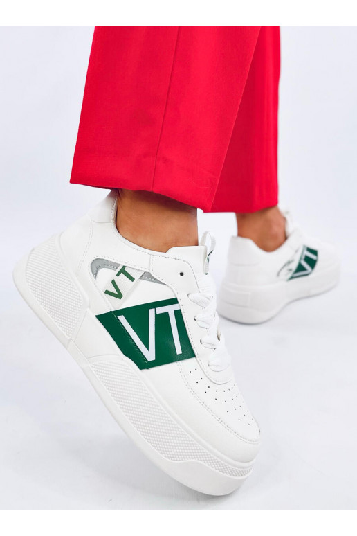 Sneakers tüüpi jalanõud platvormiga STERRY WHITE GREEN
