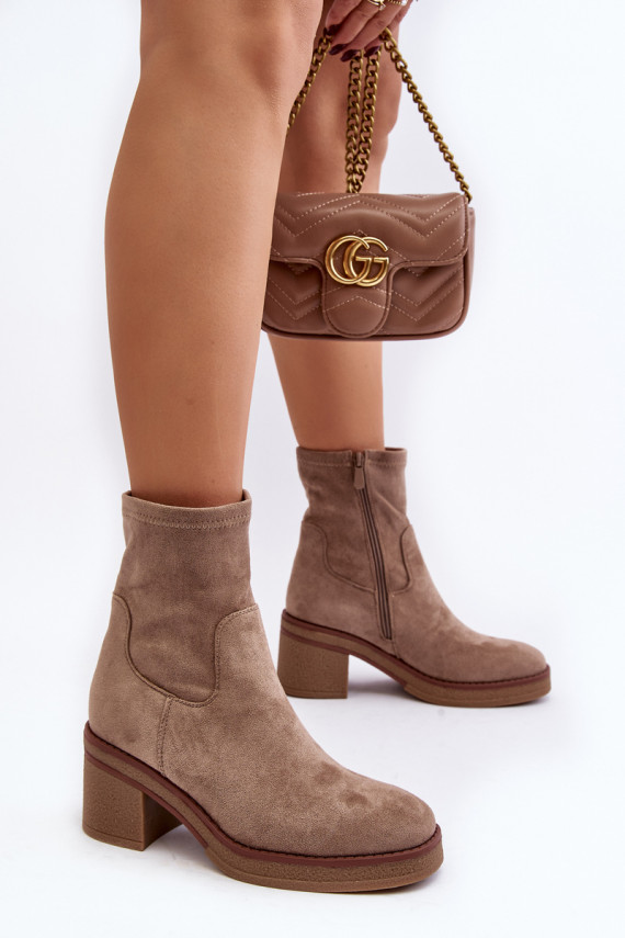 Naiste poolsaapad beeži värvi Argastis