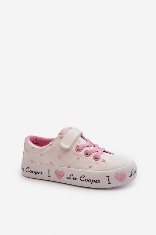 vabaaja jalanõud Laste Lee Cooper LCW-24-02-2159 valget värvi