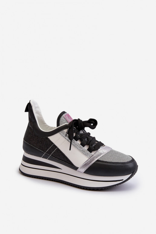   Sneakers tüüpi jalanõud   läikivad mustad Rafani