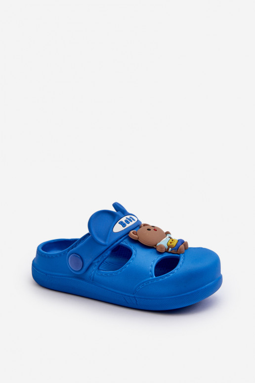 Sussid Laste jalanõud Kerged rannaplätud kaunistustega Sinist värvi Opleja