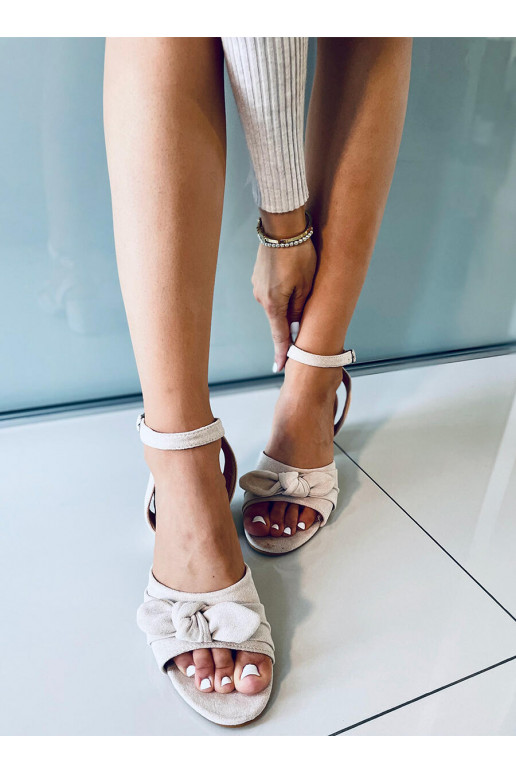 Stiilsed kõrge kontsaga sandaalid GISELLE BEIGE