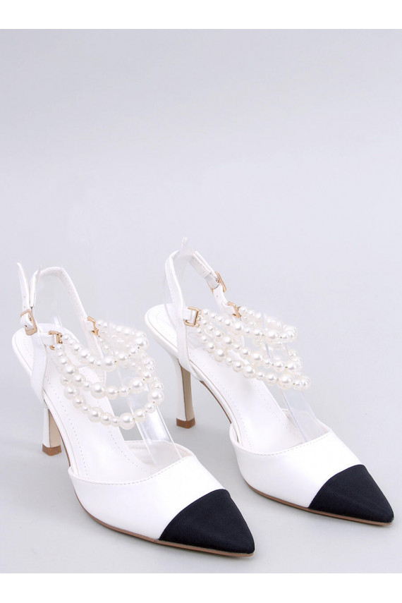 Kingad pärlitest kaunistustega HARMONY WHITE