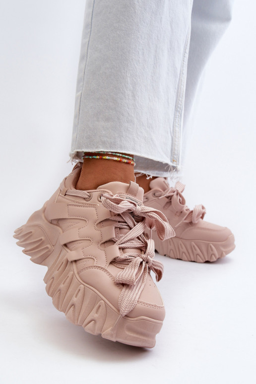 Sneakers tüüpi jalanõud    Tumeroosad värvi Ellerai