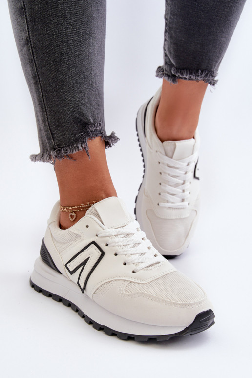   Sneakers tüüpi jalanõud spordijalatsid valget värvi Daisee