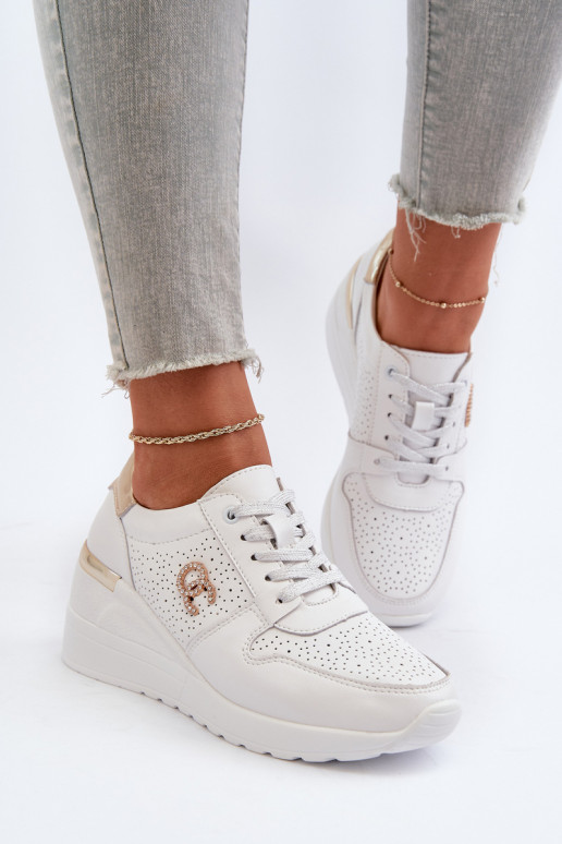   Sneakers tüüpi jalanõud valget värvi D&A LR810