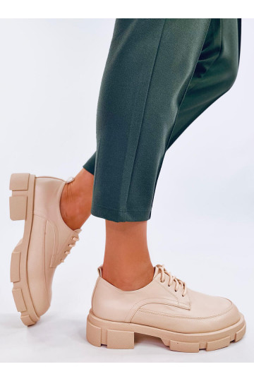 Mokassiinid tõstetud tald UNNA BEIGE 2