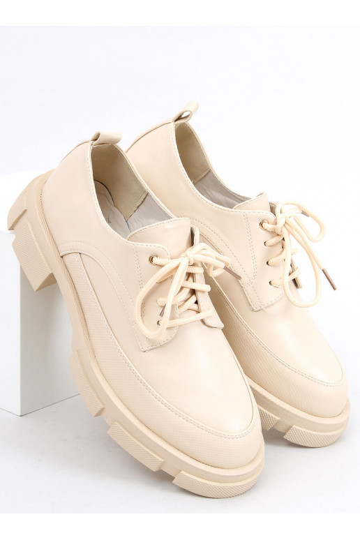 Mokassiinid tõstetud tald UNNA BEIGE Mokassiinid tõstetud tald UNNA BEIGE