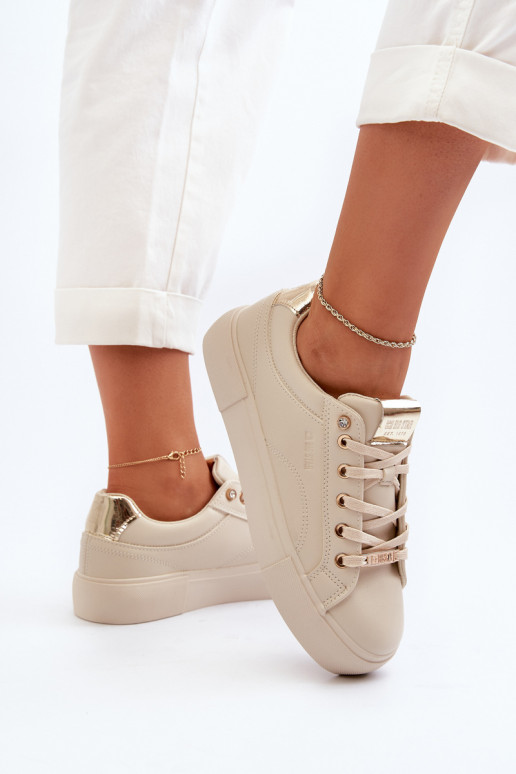   Sneakers tüüpi jalanõud Big Star NN274210 beeži värvi