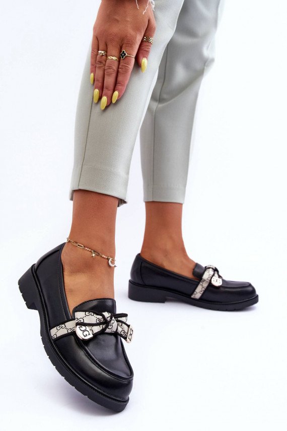     jalatsid Mokassiinid mustad S.Barski HY330